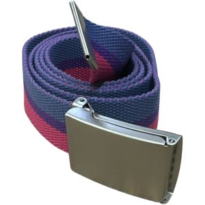 Bisexual Adjustable Canvas Belt with Bottle Opener Buckle