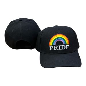 Rainbow Pride Embroidered Adjustable Baseball Hat