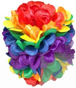 Rainbow Floral Hairclip