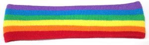 Rainbow Pride Head Sweatband